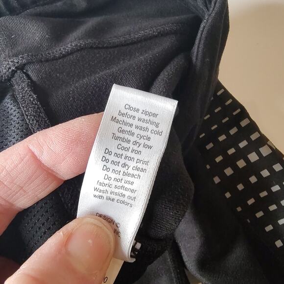 Athleta Be Free Reflective Black Leggings Medium - Picture 8 of 14